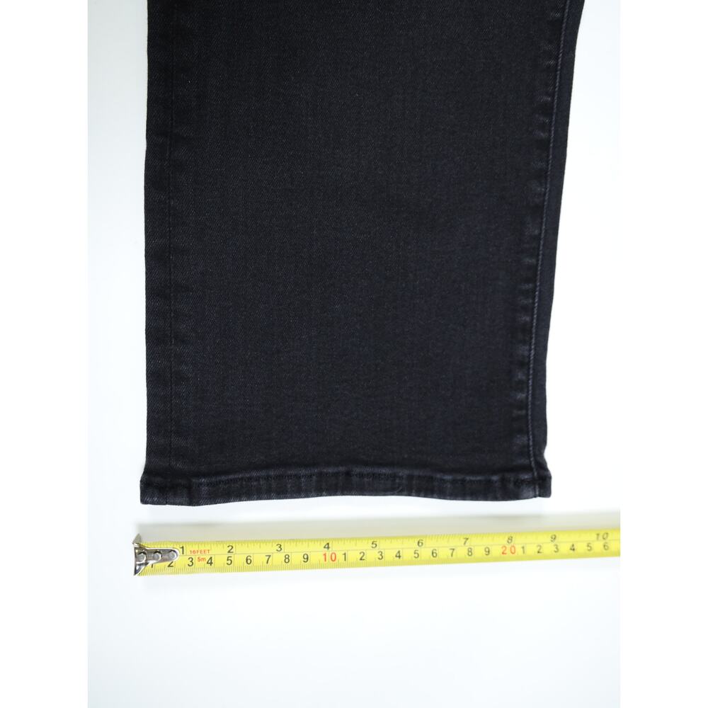 MOTHER Rambler Zip Sneak Washed Black Straight Leg Jeans Patch Pocket 25 Capsule - Picture 13 of 16